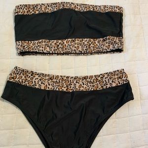 Strapless two piece shein bikini. Brand new only tried on.